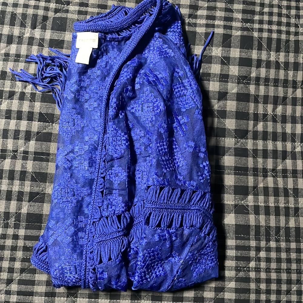 Chicos blue Kimono